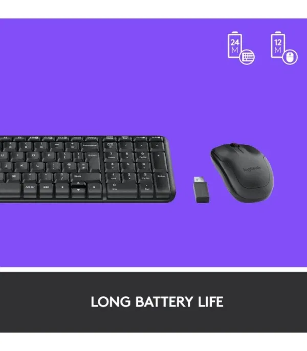 Logitech MK220 Compact Wireless Keyboard and Mouse Combo